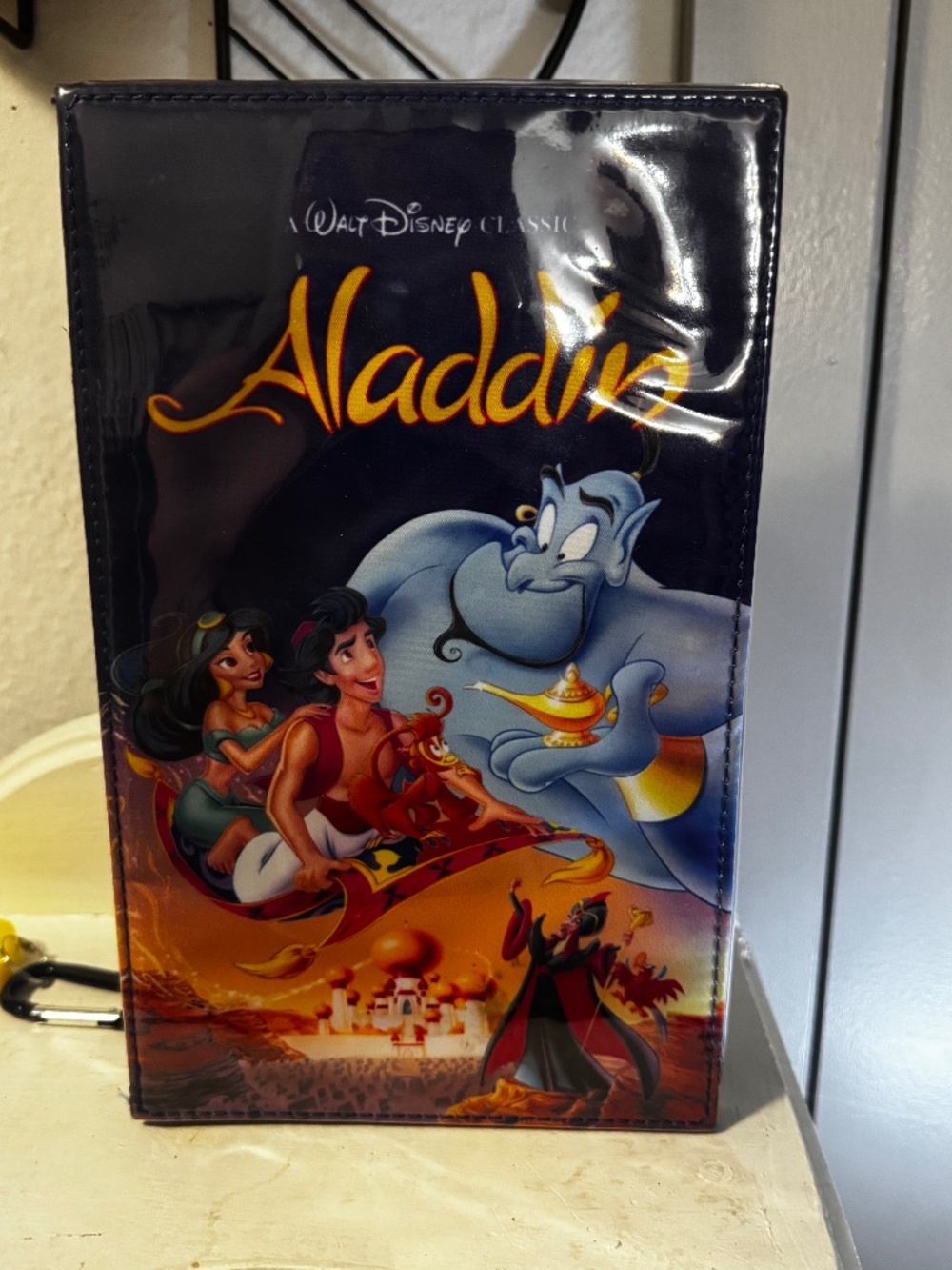 Retro "Oh My Disney" Aladdin VHS Case Clutch Purse Bag - Vintage 90s Style
